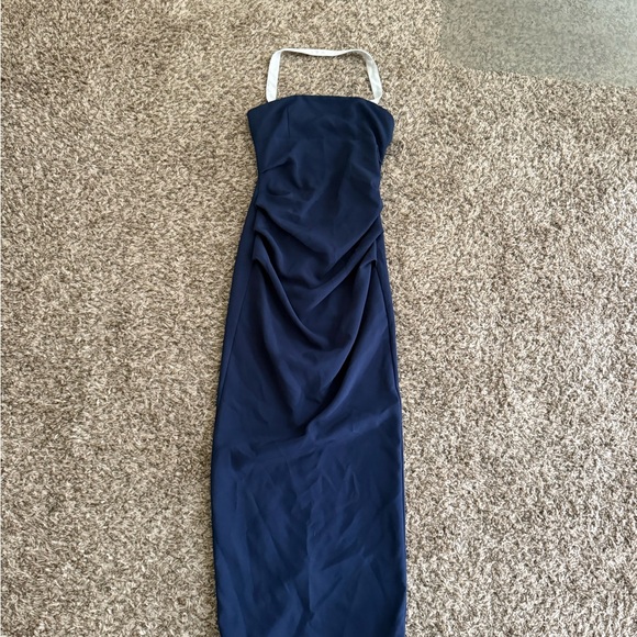 Lioness Midnight Blue Strapless Dress - Picture 1 of 7